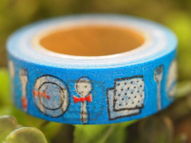 台湾製 ひげカトラリー食器 マスキングテープ < インテリア/ライフ  台湾製 ひげカトラリー食器 マスキングテープ  < インテリア/ライフの