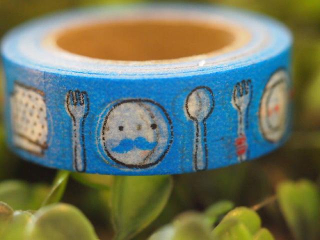 台湾製 ひげカトラリー食器 マスキングテープ < インテリア/ライフ  台湾製 ひげカトラリー食器 マスキングテープ < インテリア/ライフの