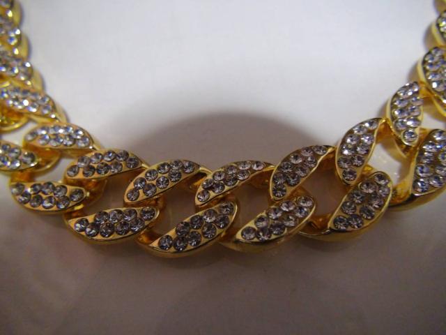 ゴールド喜平 ネックレス 18K金メッキ 幅15o 豪華ジルコニア!。 < 男性アクセサリー/時計 ゴールド喜平 ネックレス 18K金メッキ 幅15o 豪華ジルコニア!。 < 男性アクセサリー/時計の