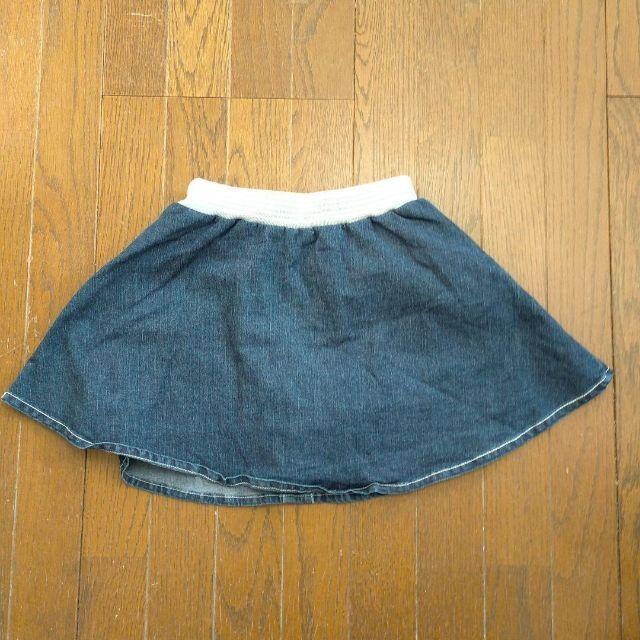 子供用デニムスカートサイズ150 < キッズ/ベビー  子供用デニムスカートサイズ150 < キッズ/ベビーの