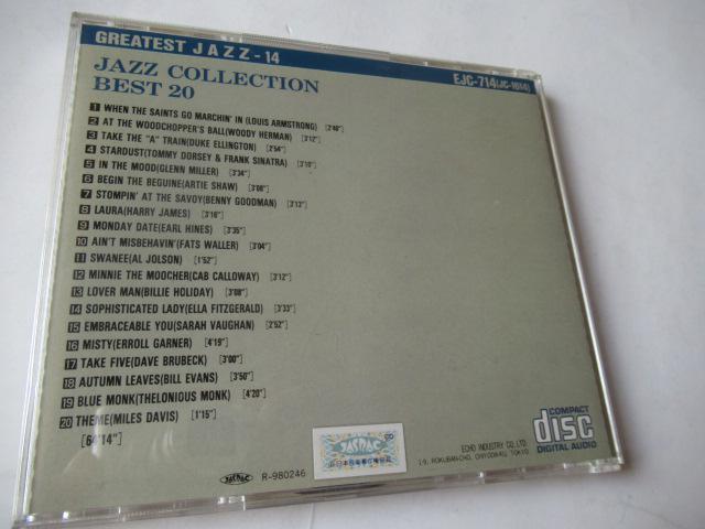ジャズ CD「ジャズ・コレクション・ベスト20」 日本盤、解説付き、帯付き < CD/DVD/ビデオ  ジャズ CD「ジャズ・コレクション・ベスト20」 日本盤、解説付き、帯付き < CD/DVD/ビデオの