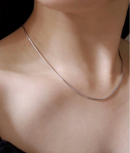 ciite' シンプルスネークネックレス < 女性アクセサリー/時計  ciite' シンプルスネークネックレス < 女性アクセサリー/時計の
