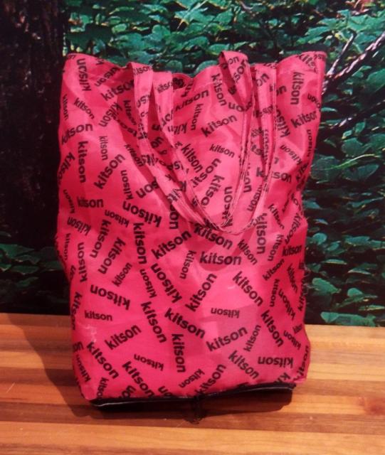 KITSON�@�L�b�g�\���@�V���b�L���O�s���N�@�܂肽���݃i�C�����G�R�o�b�O�@A4