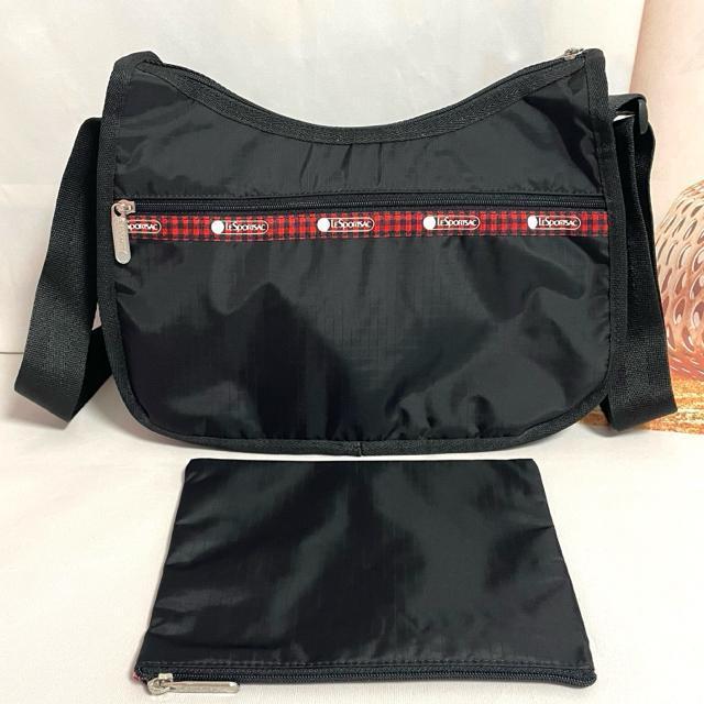 ★新品★LeSportsac レスポートサック ハローキティー 黒色 ブラック ショルダーバッグ ポーチ 7520 セット < 女性ファッション  ★新品★LeSportsac レスポートサック ハローキティー 黒色 ブラック ショルダーバッグ ポーチ 7520 セット < 女性ファッションの