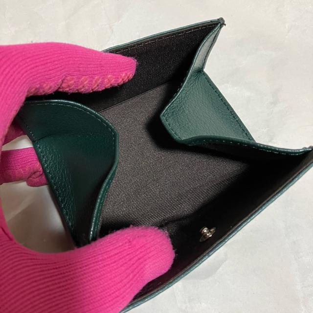 【美品】【ノーブランド扱い】 オーストリッチ 型押し レザー / 三つ折り財布 < 女性ファッション  【美品】【ノーブランド扱い】 オーストリッチ 型押し レザー / 三つ折り財布 < 女性ファッションの