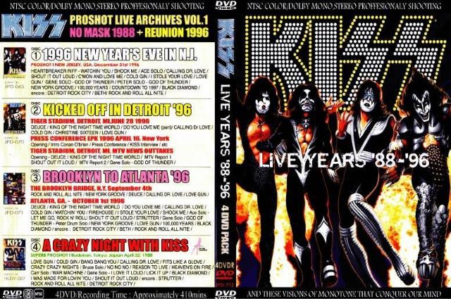 Kiss Live Years 1988-1996 集大成!永久保存版!キッスCDVD! < タレントグッズ  Kiss Live Years 1988-1996 集大成!永久保存版!キッスCDVD!  < タレントグッズの