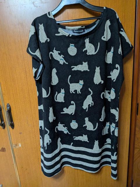 H 可愛いいねこちゃんチュニック < 女性ファッション H 可愛いいねこちゃんチュニック < 女性ファッションの