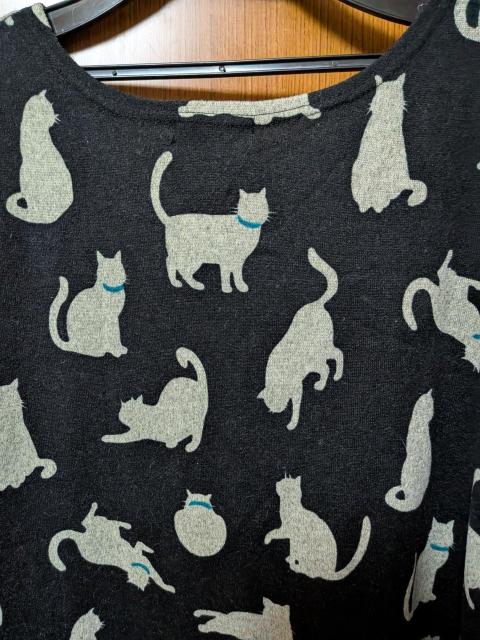 H 可愛いいねこちゃんチュニック < 女性ファッション H 可愛いいねこちゃんチュニック < 女性ファッションの