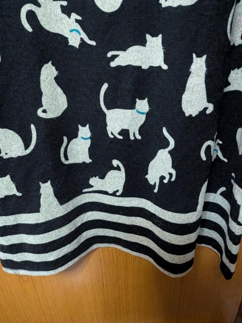 H 可愛いいねこちゃんチュニック < 女性ファッション H 可愛いいねこちゃんチュニック < 女性ファッションの