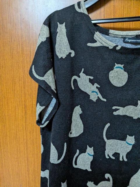 H 可愛いいねこちゃんチュニック < 女性ファッション H 可愛いいねこちゃんチュニック < 女性ファッションの