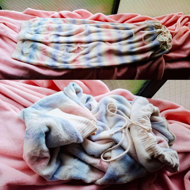 ユメ可愛ふわふわマシュマロタッチ♪シャーベットアイスカラーストライプ♪もふもふルームパンツ♪F < 女性ファッション ユメ可愛ふわふわマシュマロタッチ♪シャーベットアイスカラーストライプ♪もふもふルームパンツ♪F < 女性ファッションの