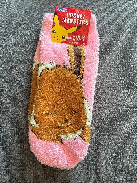 ♯新品♯ポケットモンスター もっこもこ靴下 23→25 イーブイ おやすみ ソックス ポケモン < アニメ/コミック/キャラクター ♯新品♯ポケットモンスター もっこもこ靴下 23→25 イーブイ おやすみ ソックス ポケモン < アニメ/コミック/キャラクターの