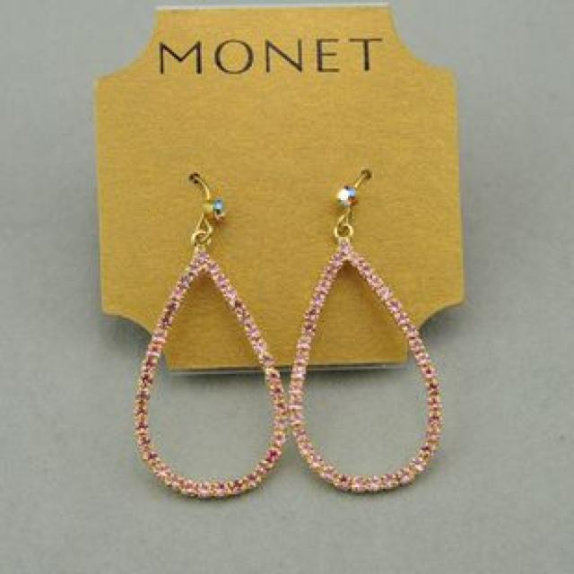 新品MONETゴスロリ姫系アンティーク調ピンクストーンピアス < 女性アクセサリー/時計  新品MONETゴスロリ姫系アンティーク調ピンクストーンピアス  < 女性アクセサリー/時計の