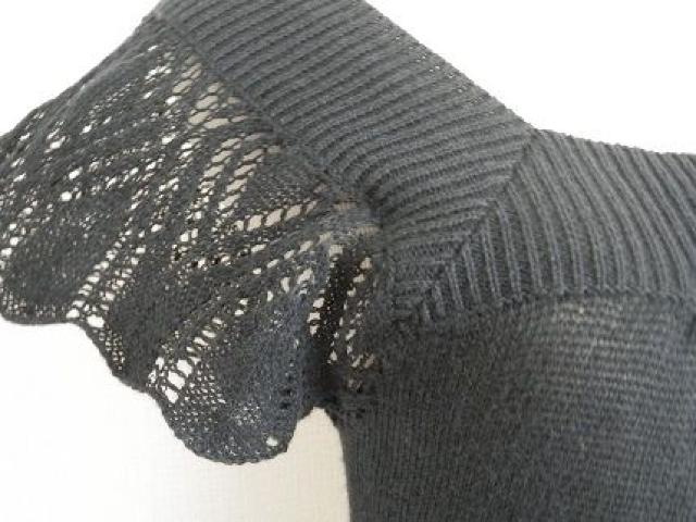 ワールドネイビーカギ編み半袖シースルーチュニックワンピース < ブランド ワールドネイビーカギ編み半袖シースルーチュニックワンピース < ブランドの