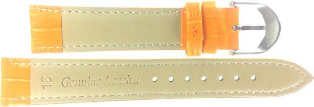 Ounier社製 牛革時計バンド オレンジ 18mm ベルト 腕 替え シンプル 普段 予備 交換 可愛い おしゃれ < 男性アクセサリー/時計  Ounier社製 牛革時計バンド オレンジ 18mm ベルト 腕 替え シンプル 普段 予備 交換 可愛い おしゃれ < 男性アクセサリー/時計の