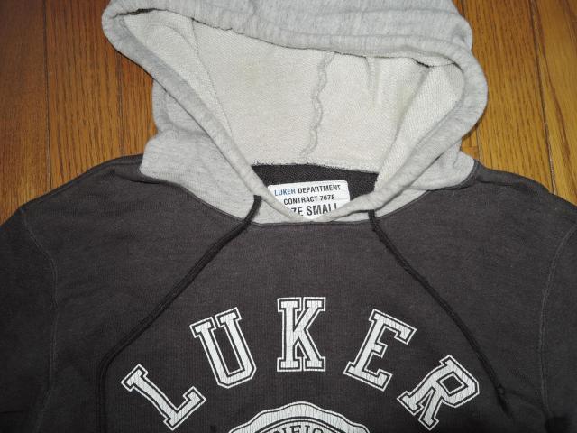 LUKER BY NEIGHBORHOOD ルーカー バイ ネイバーフッド スウェット パーカー S カレッジロゴ プルオーバー < ブランド  LUKER BY NEIGHBORHOOD ルーカー バイ ネイバーフッド スウェット パーカー S カレッジロゴ プルオーバー < ブランドの