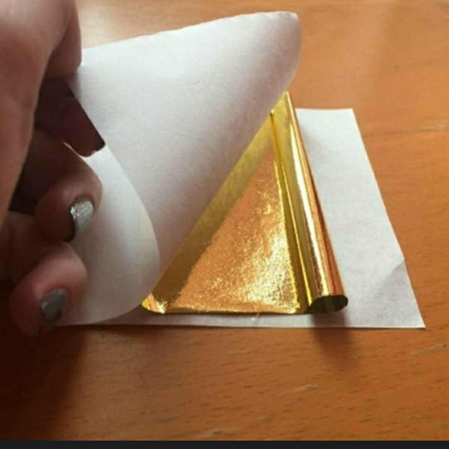 新品 未使用 金メッキ 金箔 模造品 コーディネート 100枚 < インテリア/ライフ  新品 未使用 金メッキ 金箔 模造品 コーディネート 100枚 < インテリア/ライフの