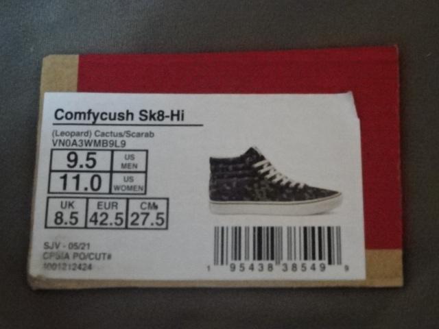【VANS】バンズ 激レア USA限定 レオパード柄【ComfyCush Sk8 Hi】27.5a < ブランド  【VANS】バンズ 激レア USA限定 レオパード柄【ComfyCush Sk8 Hi】27.5a < ブランドの