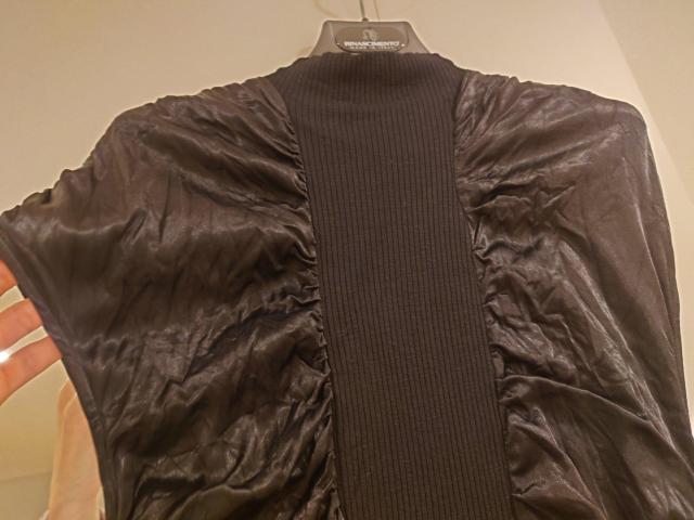 ザラ 黒ロングニットワンピース  Мサイズ < 女性ファッション  ザラ 黒ロングニットワンピース  Мサイズ < 女性ファッションの