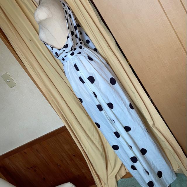 未使用 水玉ワンショルドレス size大 < 女性ファッション  未使用 水玉ワンショルドレス size大 < 女性ファッションの