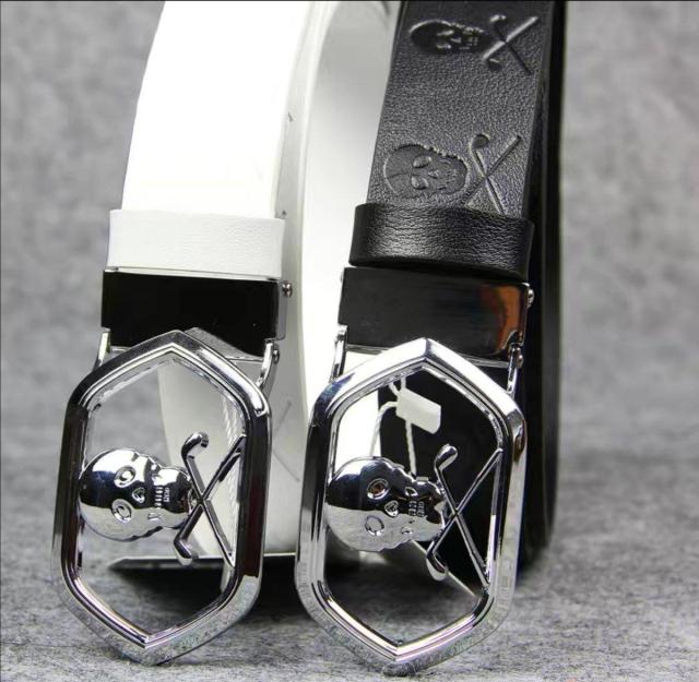 MARK&LONAゴルフ 牛革ベルト男女兼用 ブラック/ホワイト選べる < レジャー/スポーツ  MARK&LONAゴルフ 牛革ベルト男女兼用 ブラック/ホワイト選べる < レジャー/スポーツの