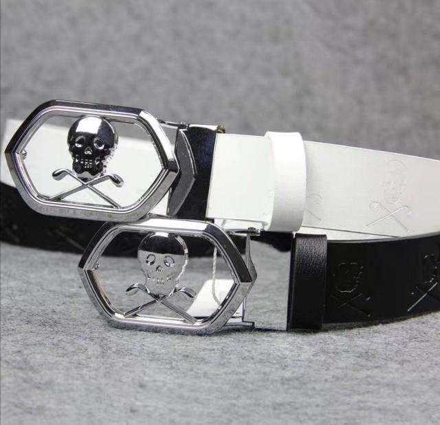 MARK&LONAゴルフ 牛革ベルト男女兼用 ブラック/ホワイト選べる < レジャー/スポーツ  MARK&LONAゴルフ 牛革ベルト男女兼用 ブラック/ホワイト選べる < レジャー/スポーツの