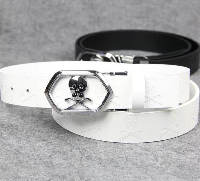 MARK&LONAゴルフ 牛革ベルト男女兼用 ブラック/ホワイト選べる < レジャー/スポーツ  MARK&LONAゴルフ 牛革ベルト男女兼用 ブラック/ホワイト選べる < レジャー/スポーツの