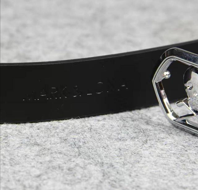 MARK&LONAゴルフ 牛革ベルト男女兼用 ブラック/ホワイト選べる < レジャー/スポーツ  MARK&LONAゴルフ 牛革ベルト男女兼用 ブラック/ホワイト選べる < レジャー/スポーツの