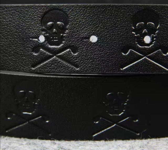 MARK&LONAゴルフ 牛革ベルト男女兼用 ブラック/ホワイト選べる < レジャー/スポーツ  MARK&LONAゴルフ 牛革ベルト男女兼用 ブラック/ホワイト選べる < レジャー/スポーツの