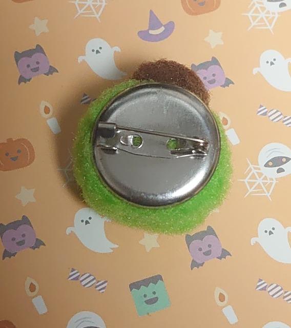ハンドメイド♪ポンポンフェイスブローチ★ハロウィンver★魔女っ子 < ペット/手芸/園芸  ハンドメイド♪ポンポンフェイスブローチ★ハロウィンver★魔女っ子 < ペット/手芸/園芸の
