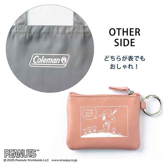 ☆SNOOPY/Coleman(スヌーピー/コールマン) 両A面トートバッグ&キーチェーン付きコインケース☆ < ブランド ☆SNOOPY/Coleman(スヌーピー/コールマン) 両A面トートバッグ&キーチェーン付きコインケース☆ < ブランドの