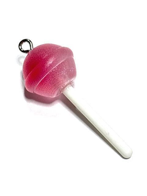 916 チェリーピンク 丸型ロリポップ 棒付きキャンディ 1個 樹脂パーツ アクセサリーチャーム < ペット/手芸/園芸 916 チェリーピンク 丸型ロリポップ 棒付きキャンディ 1個 樹脂パーツ アクセサリーチャーム < ペット/手芸/園芸の