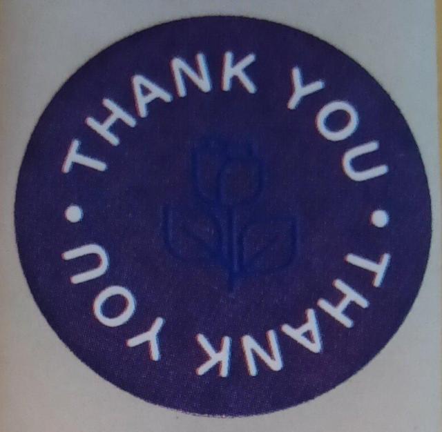 ☆ポイント消化に☆ ☆Thank youシール1枚☆ (11) < インテリア/ライフ ☆ポイント消化に☆ ☆Thank youシール1枚☆ (11) < インテリア/ライフの