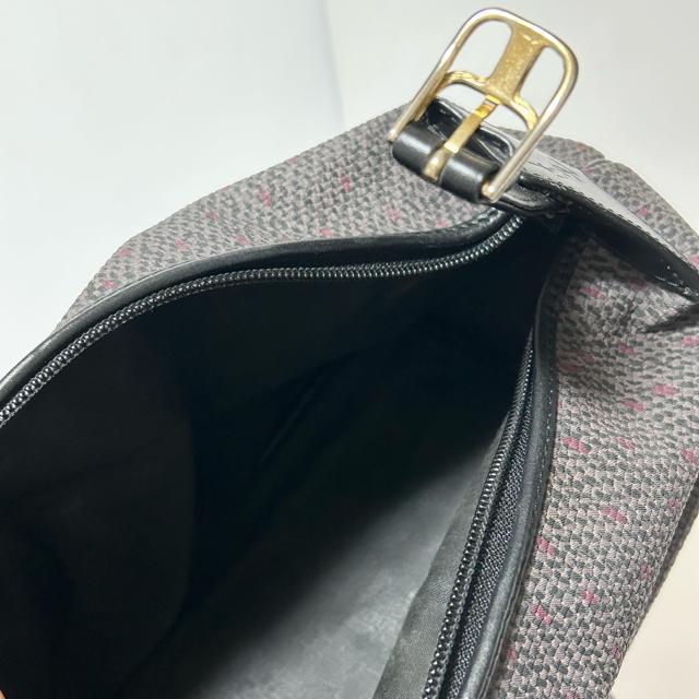 Yves Saint-Laurent �C���E�T�����[�����@PVC �J�[�t ���U�[ �n���h �o�b�O �u���b�N �O���[ �� �u�����h�� 