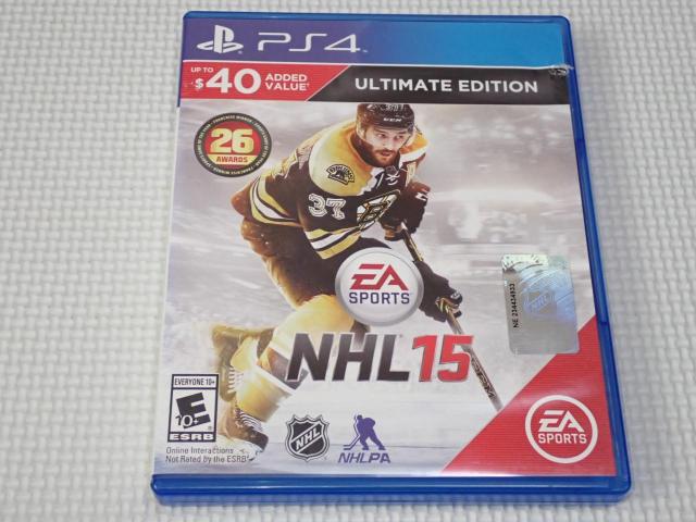 PS4★NHL 15 ULTIMATE EDITION 海外版 北米版★箱付・ソフト付 < ゲーム本体/ソフト PS4★NHL 15 ULTIMATE EDITION 海外版 北米版★箱付・ソフト付 < ゲーム本体/ソフトの