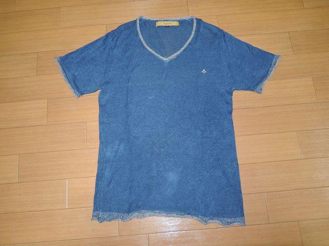 バックボーンBACKBONEカットソーS青系メッシュTシャツロゴ < ブランド バックボーンBACKBONEカットソーS青系メッシュTシャツロゴ < ブランドの