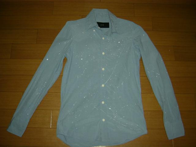 AKMペイント加工シャツM長袖エーケーエム < ブランド  AKMペイント加工シャツM長袖エーケーエム  < ブランドの