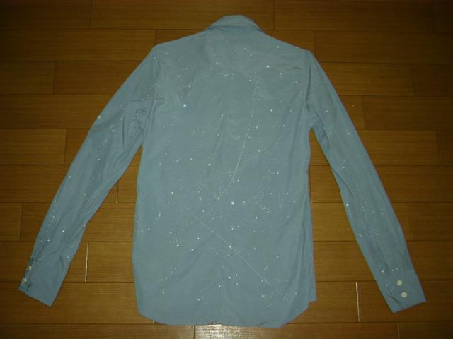 AKMペイント加工シャツM長袖エーケーエム < ブランド  AKMペイント加工シャツM長袖エーケーエム < ブランドの