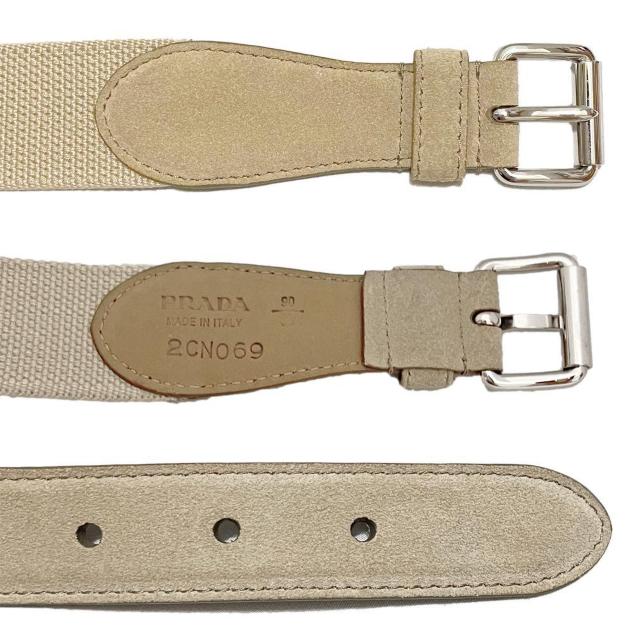 新品プラダPRADAメンズ キャンバスベルト ベージ < ブランド 新品プラダPRADAメンズ キャンバスベルト ベージ < ブランドの
