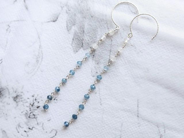 *アクアマリンのグラデーションピアス*SF 23035 < 女性アクセサリー/時計 *アクアマリンのグラデーションピアス*SF 23035 < 女性アクセサリー/時計の