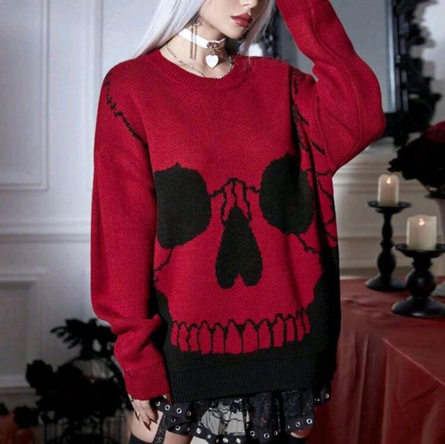新品★スケルトンフェイスジャガードニット/L < 男性ファッション  新品★スケルトンフェイスジャガードニット/L  < 男性ファッションの