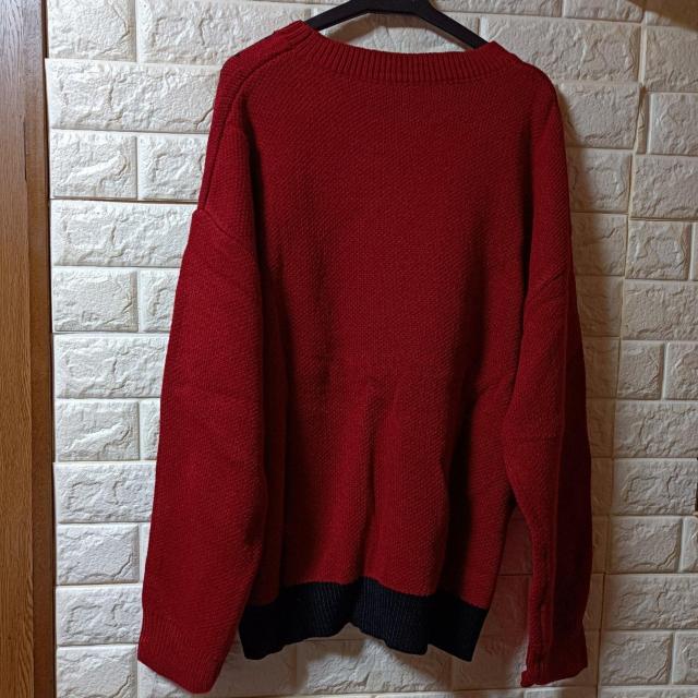 新品★スケルトンフェイスジャガードニット/L < 男性ファッション  新品★スケルトンフェイスジャガードニット/L < 男性ファッションの