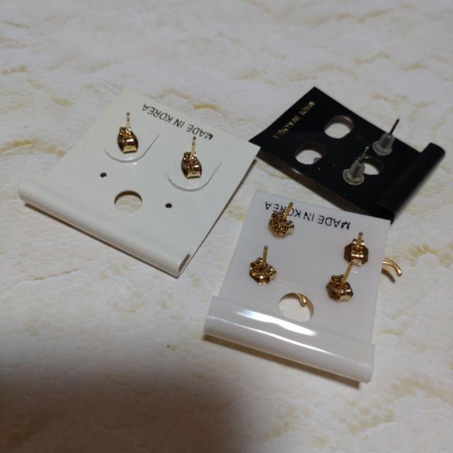 カメラ&恐竜&ラインストーンとハートモチーフピアスセット < 女性アクセサリー/時計 カメラ&恐竜&ラインストーンとハートモチーフピアスセット < 女性アクセサリー/時計の