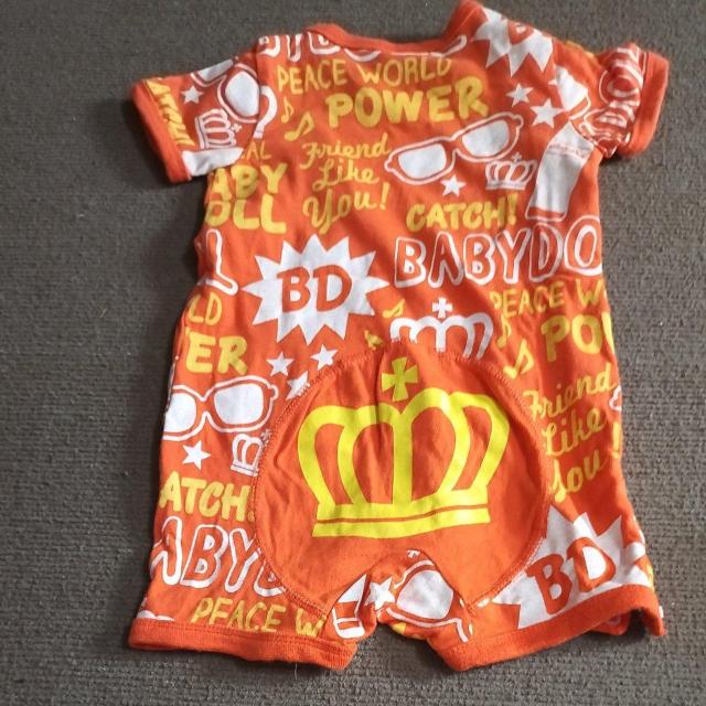 70サイズ BABY DOLL 2枚セット まとめ売り オレンジ < ブランド  70サイズ BABY DOLL 2枚セット まとめ売り オレンジ < ブランドの