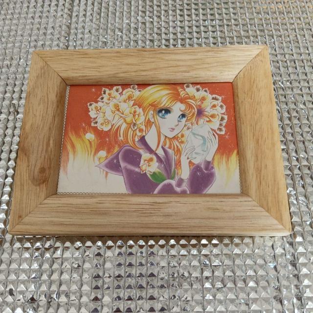 木製フォトフレーム ガラスの仮面イラスト入り < インテリア/ライフ 木製フォトフレーム ガラスの仮面イラスト入り < インテリア/ライフの