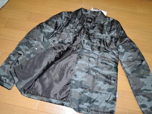 新品TETE HOMME中綿迷彩柄テーラードジャケットMテットオム < ブランド 新品TETE HOMME中綿迷彩柄テーラードジャケットMテットオム < ブランドの