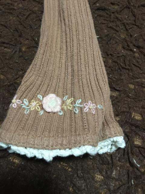 女の子用レギンス お花デザイン 95cm < キッズ/ベビー  女の子用レギンス お花デザイン 95cm < キッズ/ベビーの