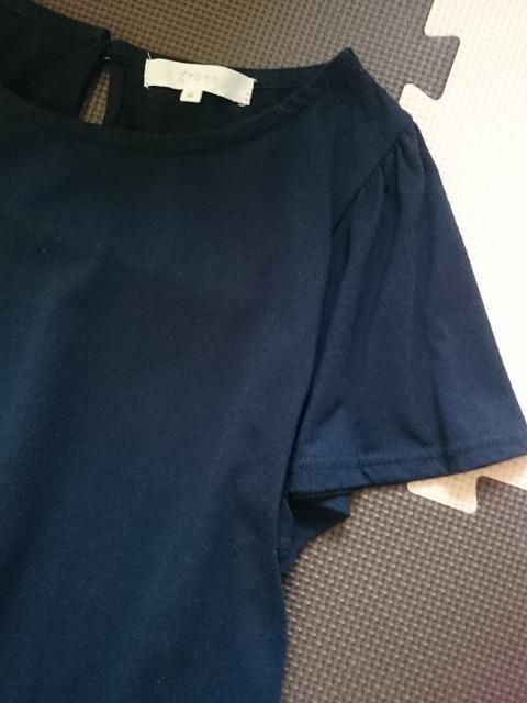grove グローブ☆バックレースチュニックワンピース★ネイビー☆ < ブランド  grove グローブ☆バックレースチュニックワンピース★ネイビー☆ < ブランドの
