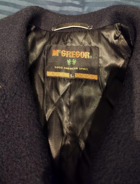 マクレガー ビンテージ Pコート 紺 ネイビー 金ボタン L McGREGOR < 男性ファッション  マクレガー ビンテージ Pコート 紺 ネイビー 金ボタン L McGREGOR < 男性ファッションの