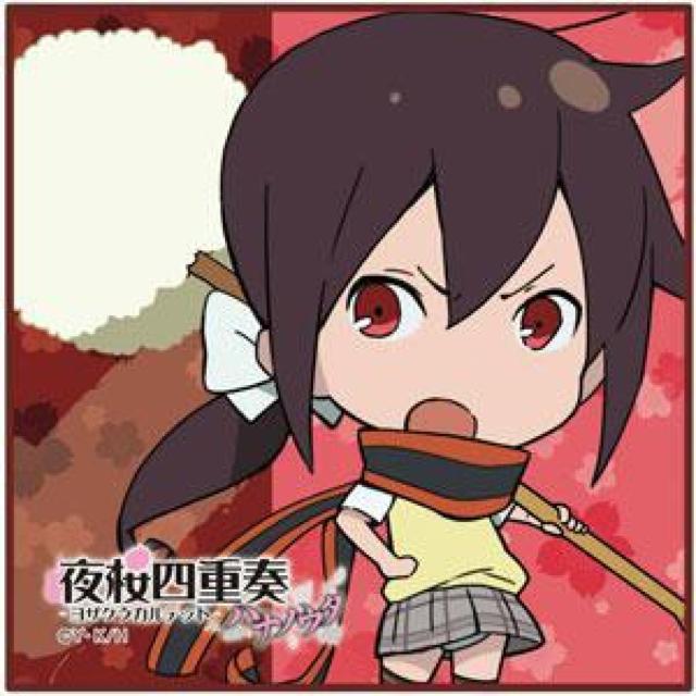 キャラアニ 夜桜四重奏 -ハナノウタ- ハンドタオル ヒメ < アニメ/コミック/キャラクター  キャラアニ 夜桜四重奏 -ハナノウタ- ハンドタオル ヒメ  < アニメ/コミック/キャラクターの
